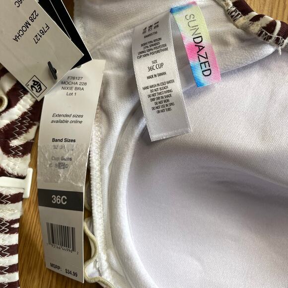 Sundazed Zebra Print Bikini, 36C - Picture 7 of 9